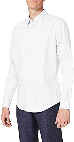 998eo2f801 Camicia Formale, Bianco (White 100), (Taglia Produttore: 37-38) Uomo