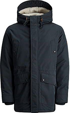 JJECLIFFORD Parka SN Uomo, Dark Navy