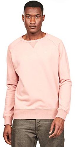 Earth Core Raglan Round Neck Felpa, Rosa (Dk Teal Rose A827), X-Small Uomo