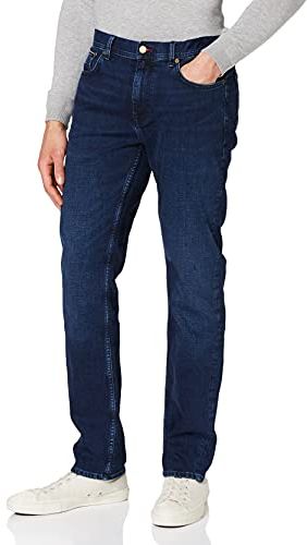 Core Denton STR Pantaloni, Blu (Bridger Indigo), W30 / L32 Uomo