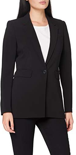 Fluid Twill SB Blazer Giacca, Nero, 40 Donna