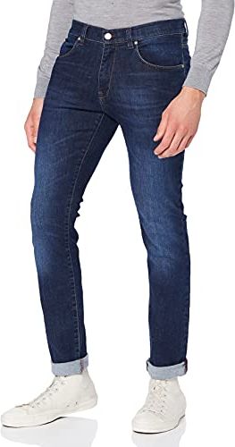 S51050851770900, Pantaloni Uomo, Blu (Dark Blue A401), W34/L32