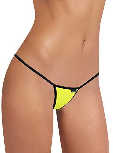 437 Donna Mini Perizoma String XS S M 38 40 42 44 Giallo