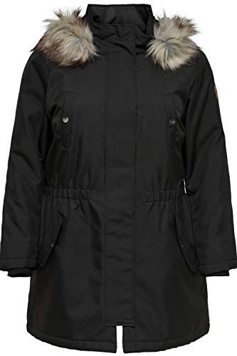 Carirena Parka Coat Otw Uomo, Black, XL-54 da Donna