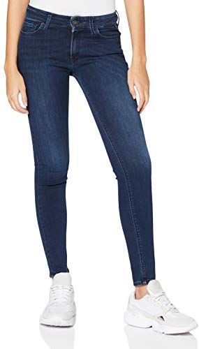 New Luz 99D Jeans, Dark Blue 007, 28 W / 32 L Donna