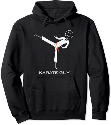 Divertente Karate Cintura Arancione Uomo, Regalo Di Karate Felpa con Cappuccio