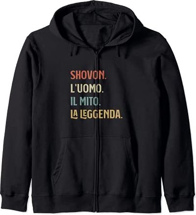 Shovon L'Uomo Mito Leggenda Divertente Personalizzato Felpa con Cappuccio