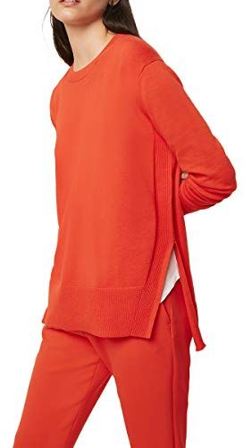 Mila Knits Pullover, Rosso Papavero, Medium Donna