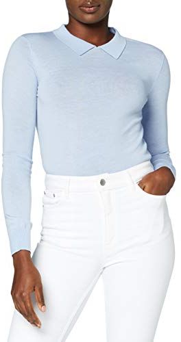 Maglione in Lana Merino Donna, Blu (azzurro)., 46, Label: L