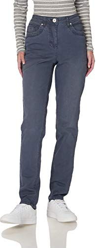 373797 Style Toronto Slim Fit High Waist Jeans, Ombre Blue, W34/L32 Donna