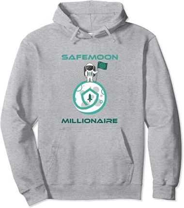 Safemoon Millionaire To The Moon Divertente HODL Safemoon Felpa con Cappuccio
