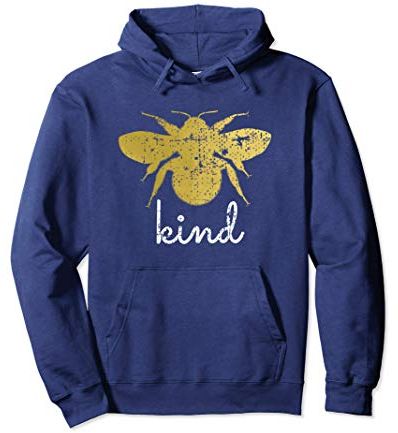 Vintage Be Kind - Bumblebee Bee Kind Kindness Gift Felpa con Cappuccio