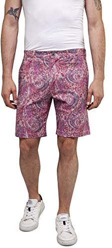 M9695 .000.70547 Pantaloncini, Multicolore (Red/Pink Paisley 010), 31 Uomo