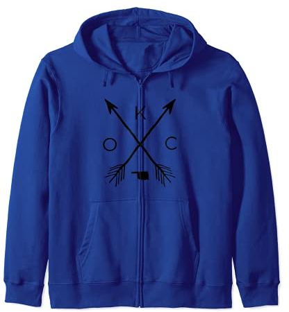 Oklahoma City OKC Hoodie Uomo Donna | OKC Oklahoma City Felpa con Cappuccio