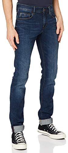 Core Denton Straight Jean Jeans, Blu (New Dark Stone 919), W28/L30 Uomo