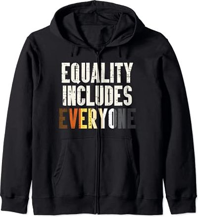 Equality Includes Everyone LGBTQ Gay Bear Flag Gay Pride Men Felpa con Cappuccio