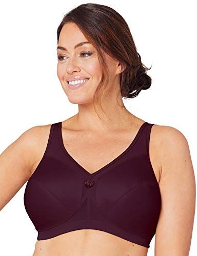 Magic Lift Active Support Bra Reggiseno, Vino, 5G Donna