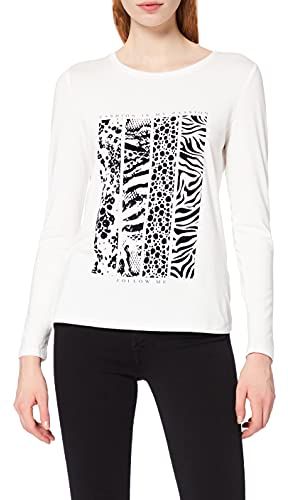 82.912.31.7808 T-Shirt, Bianco (White Placed Print 01d7), 50 (Taglia Produttore: 44) Donna