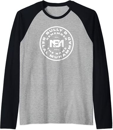 Belal «Ricorda il nome» Muhammad MMA Circle Graphic Maglia con Maniche Raglan