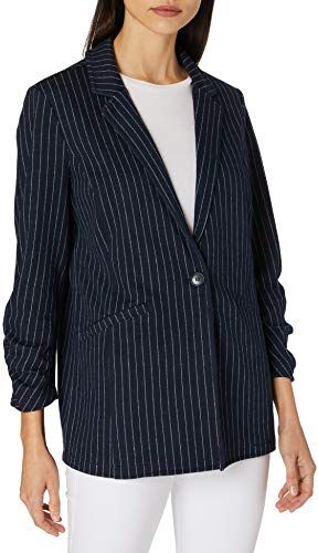 253190 Maglione Cardigan, Deep Blue, L Regular  Donna