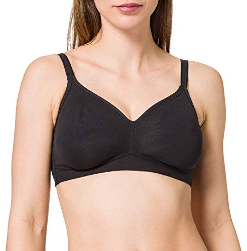 Bra Selection Soft Bh, Reggiseno Donna, Nero (Schwarz 7665), 90C EU