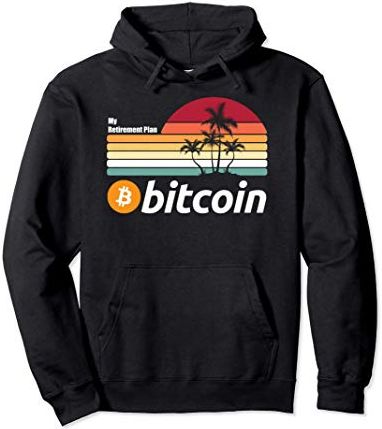 My Retirement Plan Bitcoin Shirt, Retro BTC Blockchain Felpa con Cappuccio