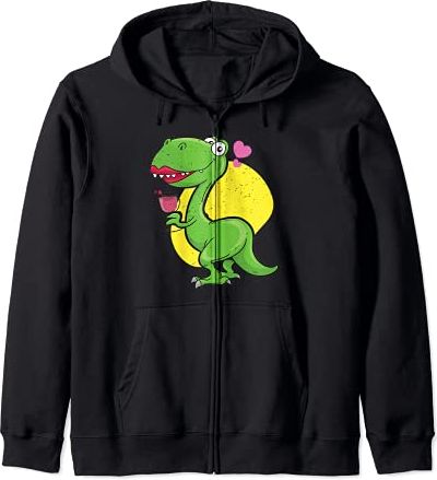 Funny Wine Drinking Dinosaur Winosaurus For Women Felpa con Cappuccio