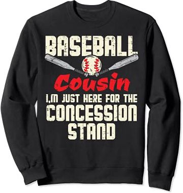 Baseball Cousin Concession Stand Family Matching Men Women Felpa