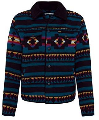 Navajo Jacket Giacca, Multicolore (Black 100), Medium Uomo