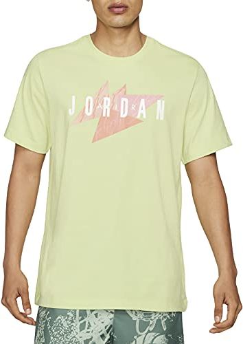 M J Jumpman Air WM SS Crew T-Shirt, luci della ribalta, XL Uomo