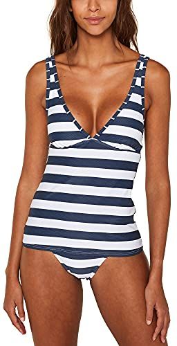 North Beach Pad.Tank Reggiseno Bikini, Blu (Dark Blue 405), 44 (Taglia Produttore: 38) Donna