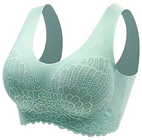 Reggiseno Imbottito Senza Cuciture di Pizzo Donna Senza Ferretto