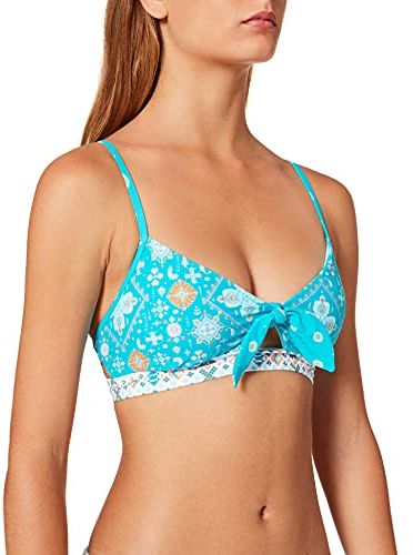 Inka Gypsy Bralette Reggiseno Bikini, Turchese, 40 (Taglia Produttore:) Donna