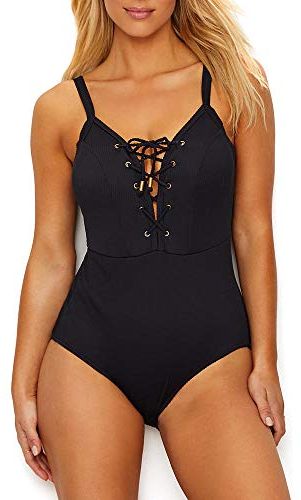 Pour Moi? Escape Rope Suit Costume da Bagno, Nero (Nero Nero), 44 Donna