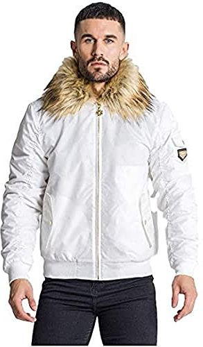 White Gold Edition Bomber Jacket Cappotto di Pelliccia, Bianco, XS Uomo