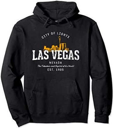Stati Uniti Souvenir per le vacanze Las Vegas Felpa con Cappuccio