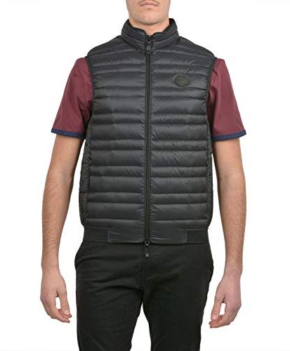 8nzq51 Gilet da Esterno, Nero (Black/Htr Greybc09 0217), X-Small Uomo