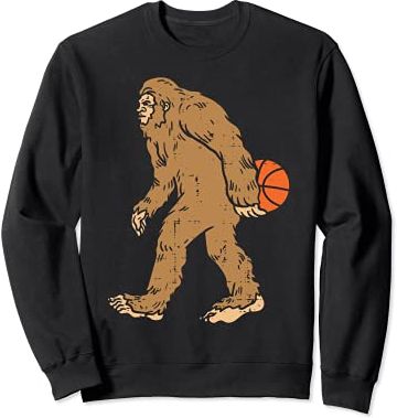 Bigfoot Sasquatch Basketball Funny Baller Men Women Kids Felpa