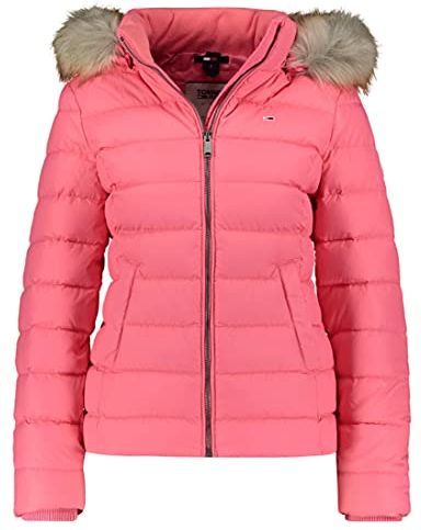 Tjw Basic Hooded Down Jacket Giacca, Rosa (Glamour Pink), XS Donna