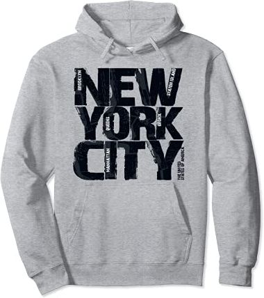 New York City - Maglietta grafica "I Love New York, New York City Felpa con Cappuccio