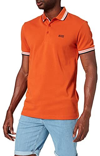 Paddy Polo, Arancione (Bright Orange 826), L Uomo