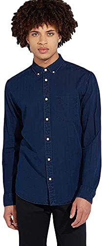 LS 1pkt Bdown Shirt Camicia, Blu (Indigo Blue 89x), XX-Large Uomo