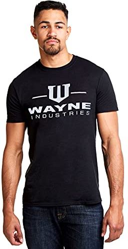 Wayne Industries T-Shirt, Nero, S Uomo