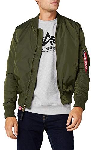 MA- TT Bomber, Verde (Dark Green 257), Medium Uomo