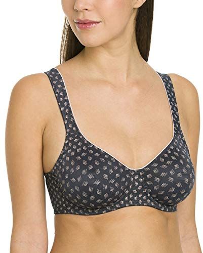 Twin Art Reggiseno con ferretto, Grigio (Anthrazit 408), 4B (Taglia Produttore: 85B) Donna