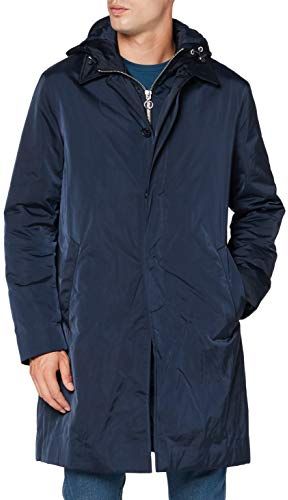 Trench Giacca, Navy Scuro, L Uomo