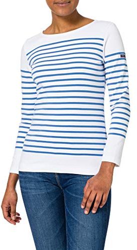 Marinière ''Amiral'' T-Shirt, Blanc/Ozéro, 44 Donna