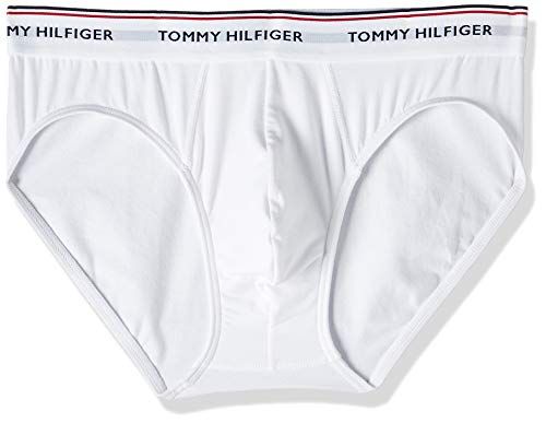 3 Pack Slip Brief, Bianco (White 100), L (Pacco da 3) Uomo