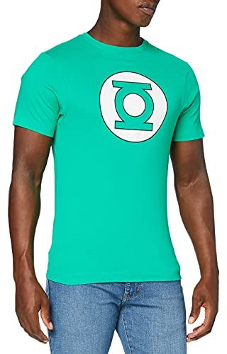 Green Lantern Circle Logo T-Shirt, Verde, M Uomo