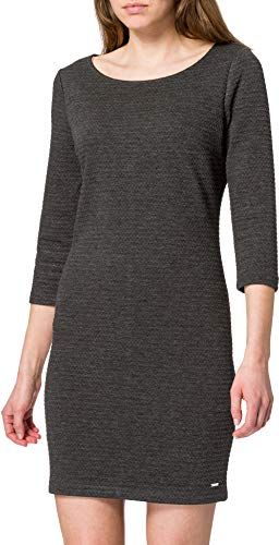 Struktur Bodycon Vestito, 10522-Shale Grey Melange, XS Donna